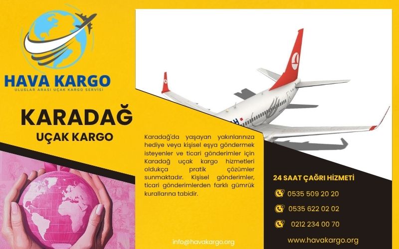 Karadağ uçak kargo