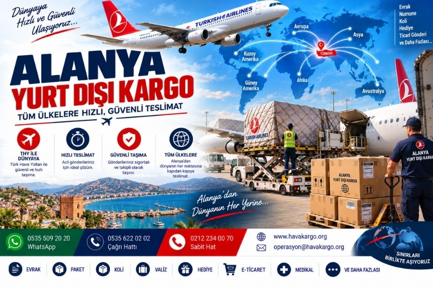 Alanya Yurtdışı Uçak Kargo