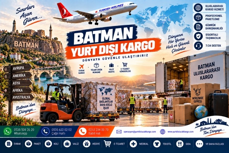 Batman Yurt Dışı Kargo