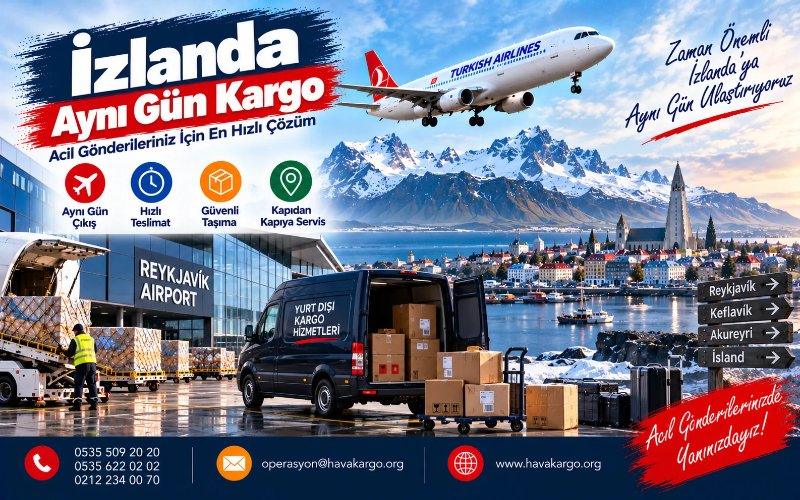 İzlanda Aynı Gün Kargo