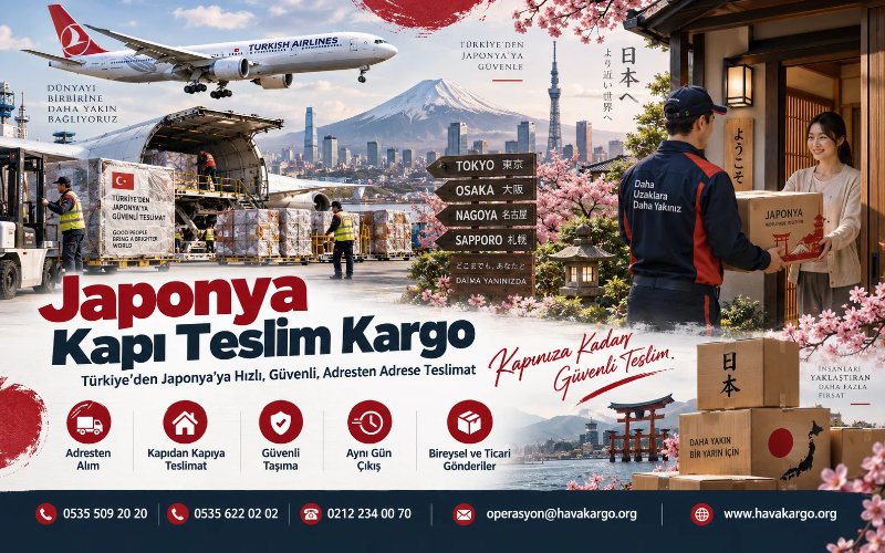 Japonya Kapı Teslim Kargo
