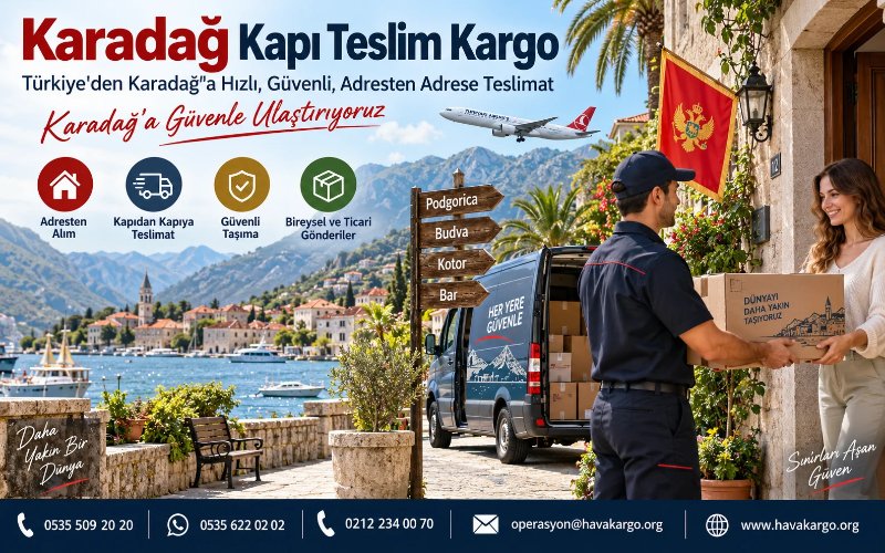Karadağ Kapı Teslim Kargo