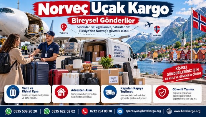 Norveç Uçak Kargo Bireysel Gönderiler