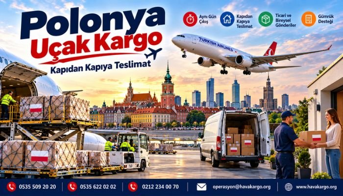 Polonya Uçak Kargo Kapıdan Kapıya Teslimat
